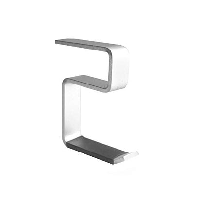 Office Computer Desk Aluminum Hook Clamp-On Desk Headphone Holder/Backpack Hook/Provides A Convenient Place to Hang Headset Or Bag (for 3.5cm Thickness)
