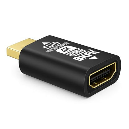 HDMI EDID Emulator, Passthrough Display Adapter, Default Resolution Dummy Plug, Headless Ghost for HDMI Switches, Extenders, AV Receivers, Video Splitters(4K-3840X2160@120Hz-1P)