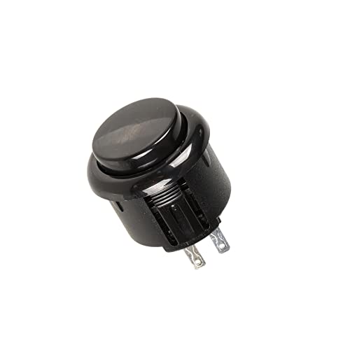EG STARTS 12x 24mm OEM Arcade Push Buttons Switch Perfect Replace for Sanwa OBSF-24 OBSC-24 OBSN-24 Push Button DIY Fighting Stick PC Joystick Game Part (Each Color of 2 Pieces)