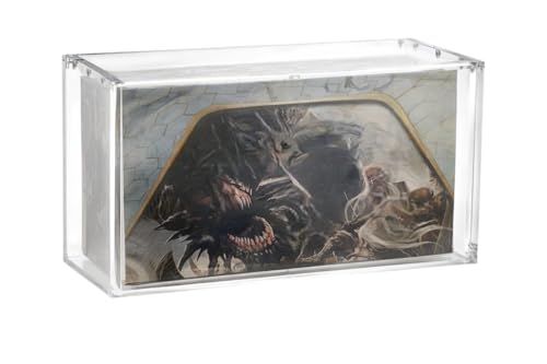 Acrylic Display Case for Magic: The Gathering Booster Boxes, Clear Protective Hard Case with Removable Lid, Fits Standard MTG Sealed Boxes