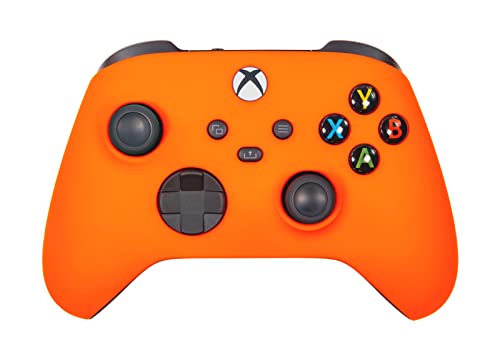 Xbox One Series X S Custom Soft Touch Controller - Soft Touch Feel, Added Grip, Neon Orange Color - Compatible with Xbox One, Series X, Series S - color: ORANGE XS