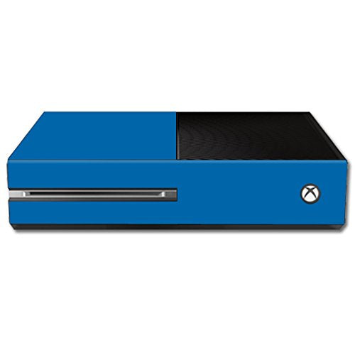 MightySkins Skin Compatible with Microsoft Xbox One Console wrap Sticker Skins Solid Blue - color: Blue