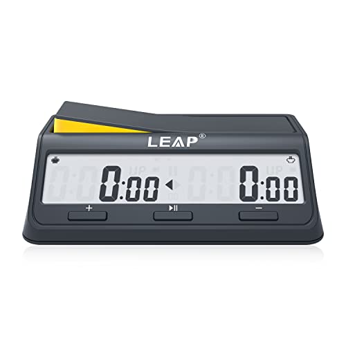 Chess Clock Digital Timer Advanced for Game and Chess Timer with Large Screen Bonus & Delay Count Down up Alarm - color: Navy Blue