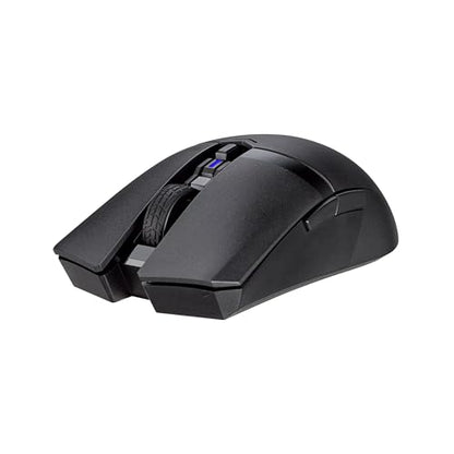 ASUS TUF M4 Wireless Gaming Mouse | Dual Wireless Modes - P306, Ambidextrous Design, 12,000 dpi Sensor, 6 programmable Buttons, PBT top Cover Guard, Black Color - style: Wireless