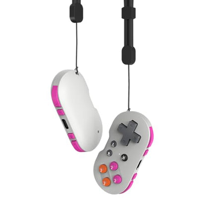 CRKD ATOM - Collectible Keychain Controller for Nintendo Switch, PC, Mac, Mobile and Smart TV (CRKD Grey) - color: CRKD Grey