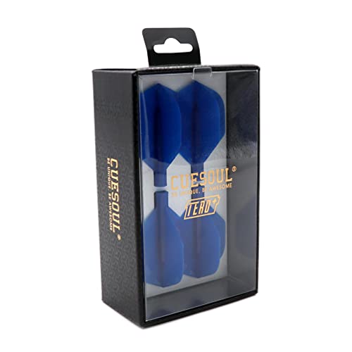 CUESOUL TERO Plus New Double Direction Telescopic and Rotating Dart Flights System-AK4 Dart Flight - color: Blue