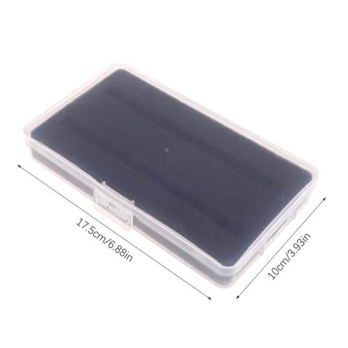 Milageto 1/64 Scale Doll Storage Box with Sponge, Miniature Action Figure Display Case for Collectibles and Comic Con
