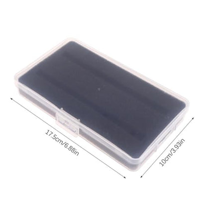 Milageto 1/64 Scale Doll Storage Box with Sponge, Miniature Action Figure Display Case for Collectibles and Comic Con