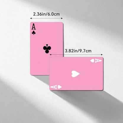 2 Decks Pink Playing Cards Pink Deck of Cards Theme Games Cards