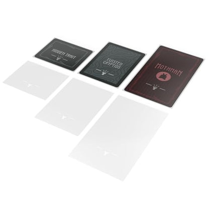 Unstable Games Twisted Cryptids Clear Card Sleeves Pack Includes 3 Sizes - color: Twisted Cryptids Card Sleeves