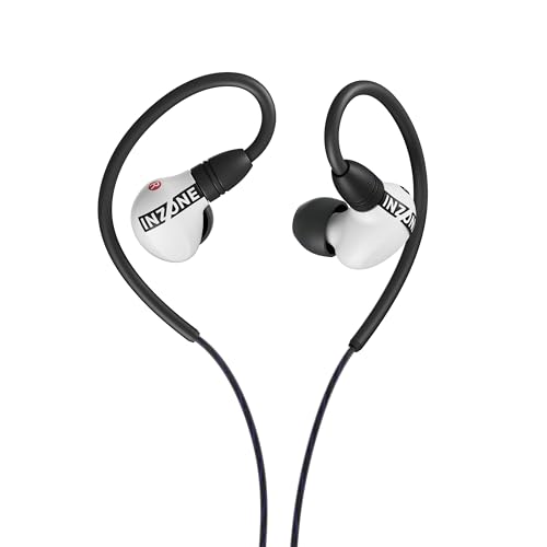 Sony INZONE E9 Wired in-Ear Monitor for Gaming, Sound Isolation, White | Tuned for FPS Games, Comfortable In-Ear Fit, Low Profile Design, 360 Spatial Sound, Carry Case, Developed with Fnatic Esports - color: White