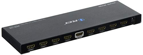 OREI 1x8 2.0 HDMI Splitter 1 in 8 Out Ports with Full Ultra HDCP 2.2, 4K at 60Hz & 3D Supports EDID Control - Upto 30 Feet HDMI Cable | OREI 1x8 2.0 HDMI Splitter 1 in 8 Out Ports With Full UltraHD 4K@60Hz, HDCP 2.2, 3D Support, EDID Control - size: 1x8 -
