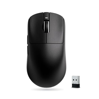 ATK VXE Dragonfly R1 S Wireless Gaming Mouse, Xhero AI Sensor, Adjustable DPI, 55g Lightweight, 150 Hr Battery Life, Tri-Mode 2.4G/Bluetooth/Wired - Black - color: Black, style: R1 S