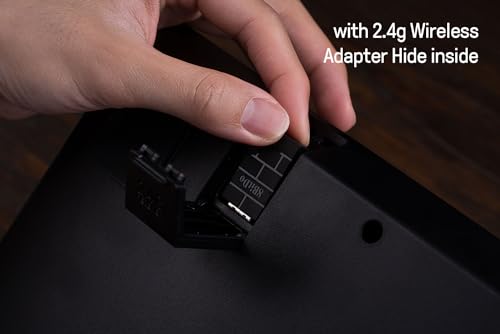 8BitDo 2.4g Wireless Arcade Fight Stick with 3.5mm Audio Jack, Mic Mute Button & Joystick Mapping Button for Xbox Series X|S, Xbox One and Windows 10 - Officially Licensed (Black) - color: Black