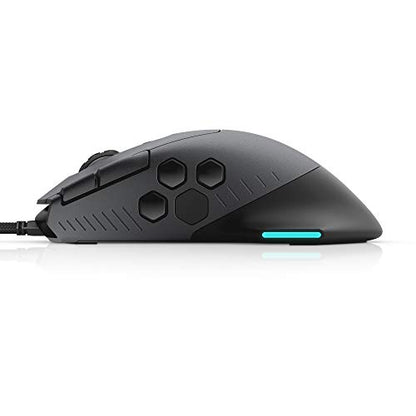 Alienware Gaming Mouse 510M RGB Gaming Mouse AW510M: 16, 000 DPI Optical Sensor - Alienfx RGB - 10 Buttons - Adjustable Scroll Wheel - Large Click Anywhere L/R Buttons