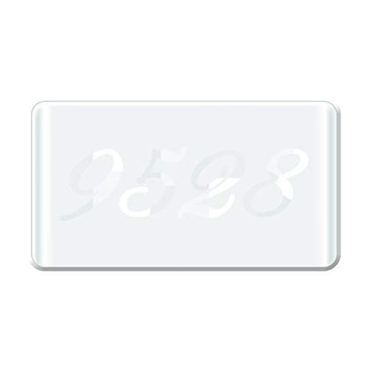 Escape Room Game Password Clue Cards Props Magic Transparent Acrylic Cards for Real Life Puzzle Game Pile Four Cards Up to Get Clues Run Away from Player Adventure Secret Room