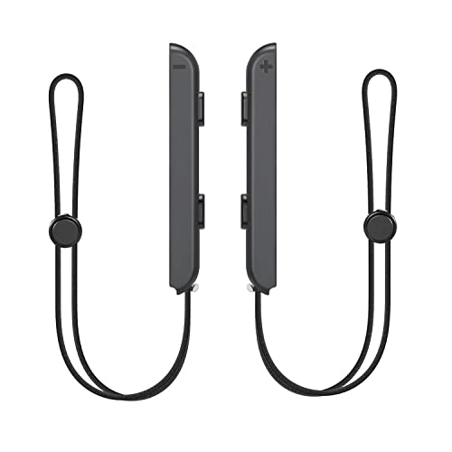 MOSAHOLL Wrist Strap for Switch Controller – 2 Pack Lanyard Replacement Parts Accessories for Joycon Controller - color: Black