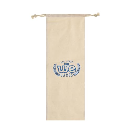 WE Games Cribbage Board Cloth Storage Bag - Protects and Stores Cribbage Boards, Travel Cribbage Boards, and Accessories, 18 in. with Drawstring When Flat - size: 18 x 6 inches