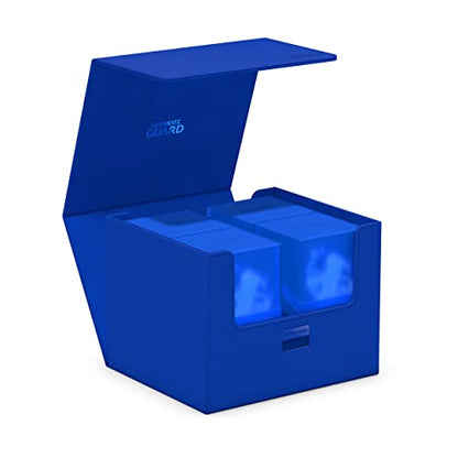 Ultimate Guard Minthive 30+, Deck Case for 30 Magnetic Card Cases, Perfect Storage for Graded Cards, Blue, Secure Closure & Snaplock Mechanism - color: Blue