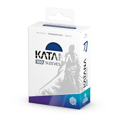 Ultimate Guard Katana Card Sleeves: 100 Standard Size TCG Sleeves, 66 x 91mm, Blue Bird Back, Tournament Quality, No PVC & Acid-Free, High Clarity - color: Blue Bird, size: Standard Size (66 x 91mm)