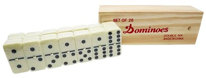 Dominoes Double 6 Tiles. 28 Pieces Dominoes for Adults