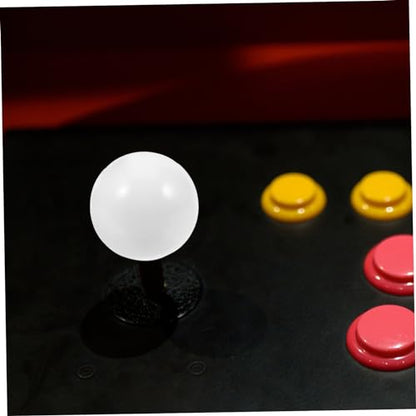 Game Stick Joystick Ball Head Replacement Plastic Game Controller Joystick Accessory for Arcade and Simulation Easy to Install