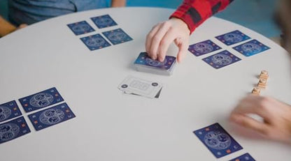 Stellar Factory Archduke Strategy Memory Card Game, 2-6 Players, Ages 12+ | 24 screen-printed wood tokens; build your tableau while disrupting rivals; slim travel-friendly box; 104 cards + rulebook.