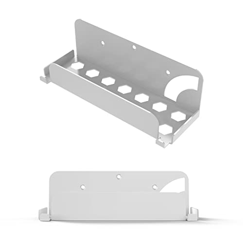 Wall Mount for NS Switch, Controller Wall Mounted Hanger Holder Console Storage Rack Space-saving Behind TV for Switch OLED