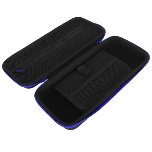 Estink Handheld Game Console Carrying Case EVA Nylon Shockproof Storage Bag 31 X 14 X 6cm for Ally 7 Inch 120Hz Gaming Handheld Travel Camping Daily Use (Blue) - color: Blue