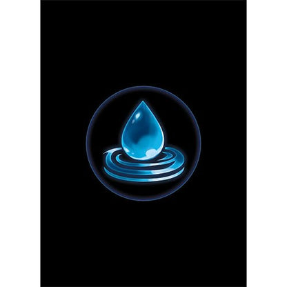 Elements I - 100 Textured Matte TCG Card Sleeves - Fits Magic MTG Commander Pokemon and Other Card Games - Playing Card Sleeves (Water) - style: Water
