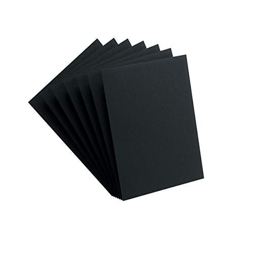 Matte Prime Sleeves: Black - color: Black, size: 66 x 91 mm