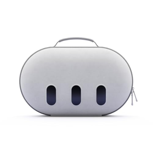 Aubika for Meta Quest 3 Case, Hard Carrying Case for Oculus Quest 3 Accessories, Compatible with Quest 2/Pico 4 Headset, Travel and Storage - color: Gray