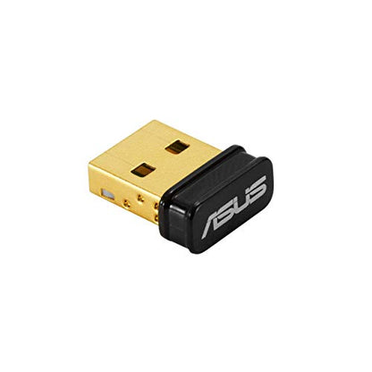 ASUS USB-BT500 초소형 디자인의 USB 어댑터, 블루투스 5, 블루투스2.1/3.x/4.x와 역 호환, TAA 준수 (USB-BT500)
