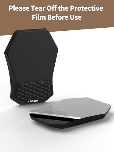 2-in-1 L-Shaped Desk Elbow Pads & & Mouse Pad Set with Wrist Rest, Black | Ergonomic Desk Edge Cushion, Soft Memory Foam Comfort Support for Wrist Arm Elbow, Non-Slip Base