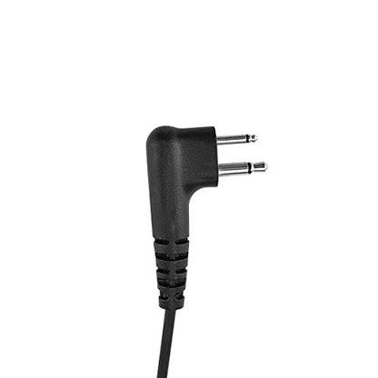 XU2600 C Shape Swivel Earpiece Surveillance Headset PTT/Mic Compatible with Motorola Radio HKLN4599 hkln4604 HKLN4604 - style: C type