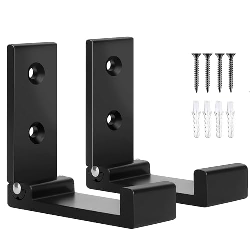 OHIYO Folding Wall Hook 2PCS Folding Coat Hooks for Hanging Heavy Duty Coat & Bag & Backpack & Hat & Headphone Foldable Coat Hooks Wall Mounted Saves Space (Black) - color: Black-2 Pack