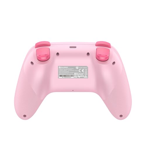 GameSir Nova Lite 2.4g Wireless Controller for Windows PC, iPhone, Android, Switch & Steam Deck, Bluetooth Controller Gamepad with Hall Effect Trigger,Turbo,Rumble Vibration (Pink) (Renewed) - color: Nova Lite(Pink)