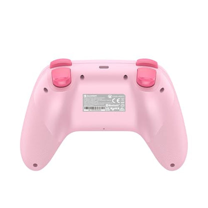 GameSir Nova Lite 2.4g Wireless Controller for Windows PC, iPhone, Android, Switch & Steam Deck, Bluetooth Controller Gamepad with Hall Effect Trigger,Turbo,Rumble Vibration (Pink) (Renewed) - color: Nova Lite(Pink)