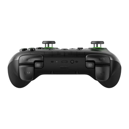 8Bitdo Ultimate 2C Wireless Controller for Windows PC and Android, with 1000 Hz Polling Rate, Hall Effect Joysticks and Triggers, and Remappable L4/R4 Bumpers (Transparent Black) | 1000Hz Polling Rate, Hall Effect Joysticks and Triggers, Remappable L4/R4