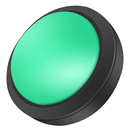 Button Kit with 100Mm LED Light Up Button for DIY Assembly Interactive Vending Machines (100#-Green+Three-legged Switch+LED Light)