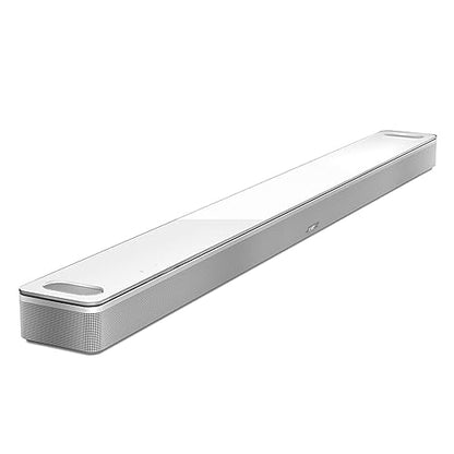 Bose Smart Ultra Dolby Atmos Soundbar, All-in-One Surround Sound System for TV, A.I. Dialogue Mode, Alexa and Google Voice Control, HDMI eARC, White | Includes HDMI eARC cable, optical cable, ADAPTiQ headset and remote for audio, connectivity and calibrat