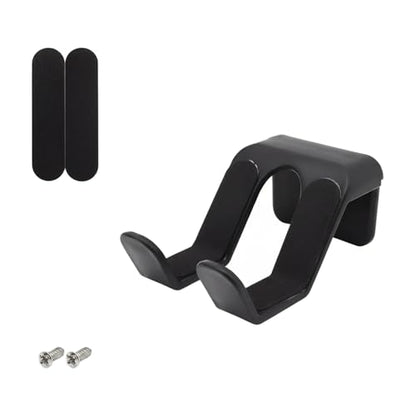 Silicone Wall Mount for Game Controllers, Flexible Non-Slip Holder for Gaming Room Organization, Compact Rack Saves Desk Space - color: Black