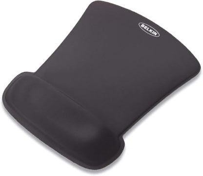 Belkin WaveRest Gel Mouse Pad, Black (F8E262-BLK), (Pack of 6) - color: Black, size: 10.8L x 8.1W inches (Pack of 6)