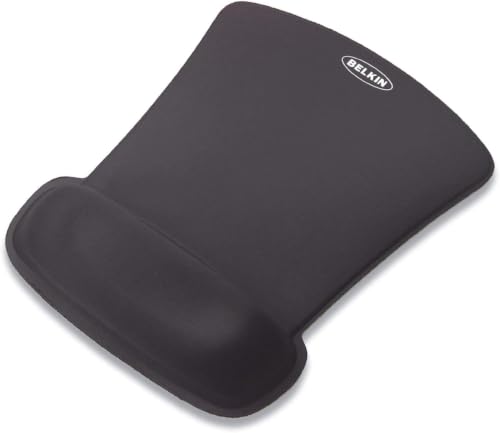 Belkin WaveRest Gel Mouse Pad, Black (F8E262-BLK), (Pack of 6) - color: Black, size: 10.8L x 8.1W inches (Pack of 6)