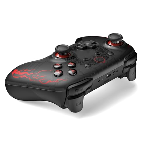 8Bitdo Ultimate 2C Wireless Controller for Windows PC and Android, with Hall Effect Joysticks and Hall Triggers, 1000Hz Polling Rate, and Remappable L4/R4 Bumpers - Black Myth: Wukong - color: Black Myth: Wukong