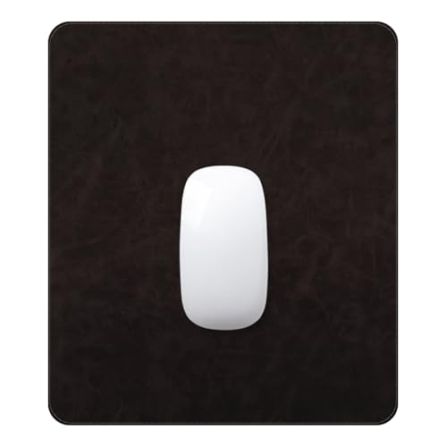 Mouse pad, Non-Slip Washable Waterproof Computer Mouse mat Thick for Laptop Wireless Mouse Home Office Travel, Portable 9.8"x 8.3" S Black - color: Black, size: 9.8" x 8.3"