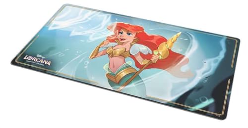 Ravensburger Disney Lorcana TCG Playmat Featuring Ariel - Sonic Warrior - Protects Cards - Versatile Game, Desk, or Mouse Pad - Suitable for Ages 8+