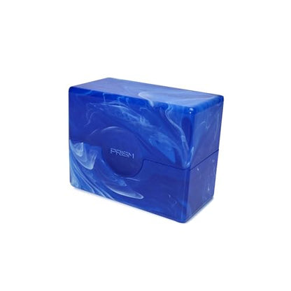 BCW Prism Deck Case - Apatite Blue | Holds 50 Double-Sleeved or 60 Single-Sleeved Cards | Secure Snap Closure | Compatible Collectible Card Bins | TCG Storage Box - color: Apatite Blue