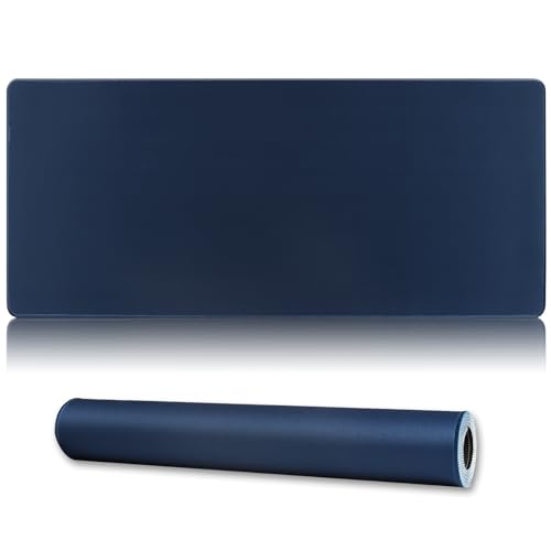 XXL Gaming Mouse Pad 35.4x15.7 Professional Large Mouse Pad & Computer Game Mouse Mat-90x40 Darkblueus - color: 90x40 Darkblueus, size: 35.4x15.7x0.1IN