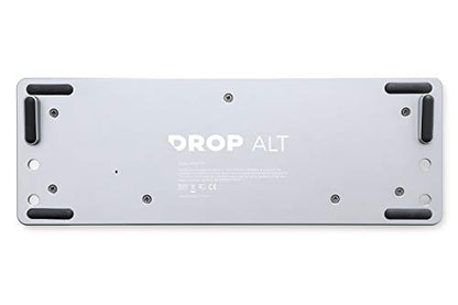 DROP ALT Mechanical Keyboard — 65% (67 Key) Gaming Keyboard, Hot-Swap Switches, Programmable Macros, RGB LED Backlighting, USB-C, Doubleshot PBT, Aluminum Frame (Halo Clear, Gray) - color: Space Gray, style: Halo Clear